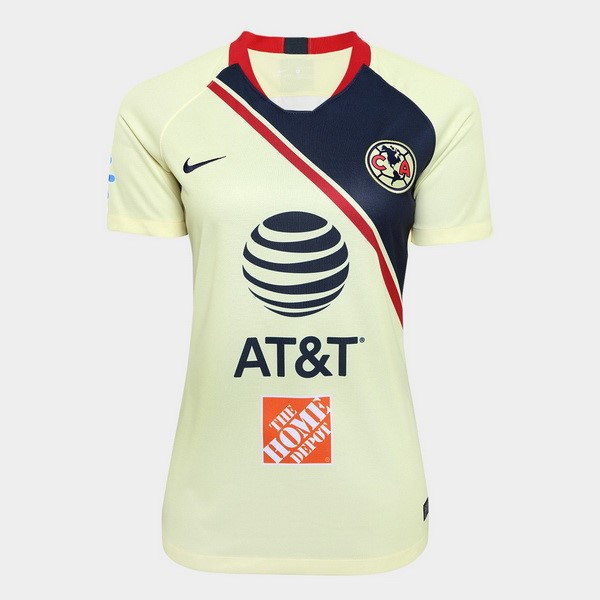 Camiseta Club América Primera equipación Mujer 2018-2019 Amarillo
